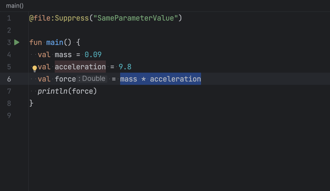 Fig. 1: An expression selected for extraction