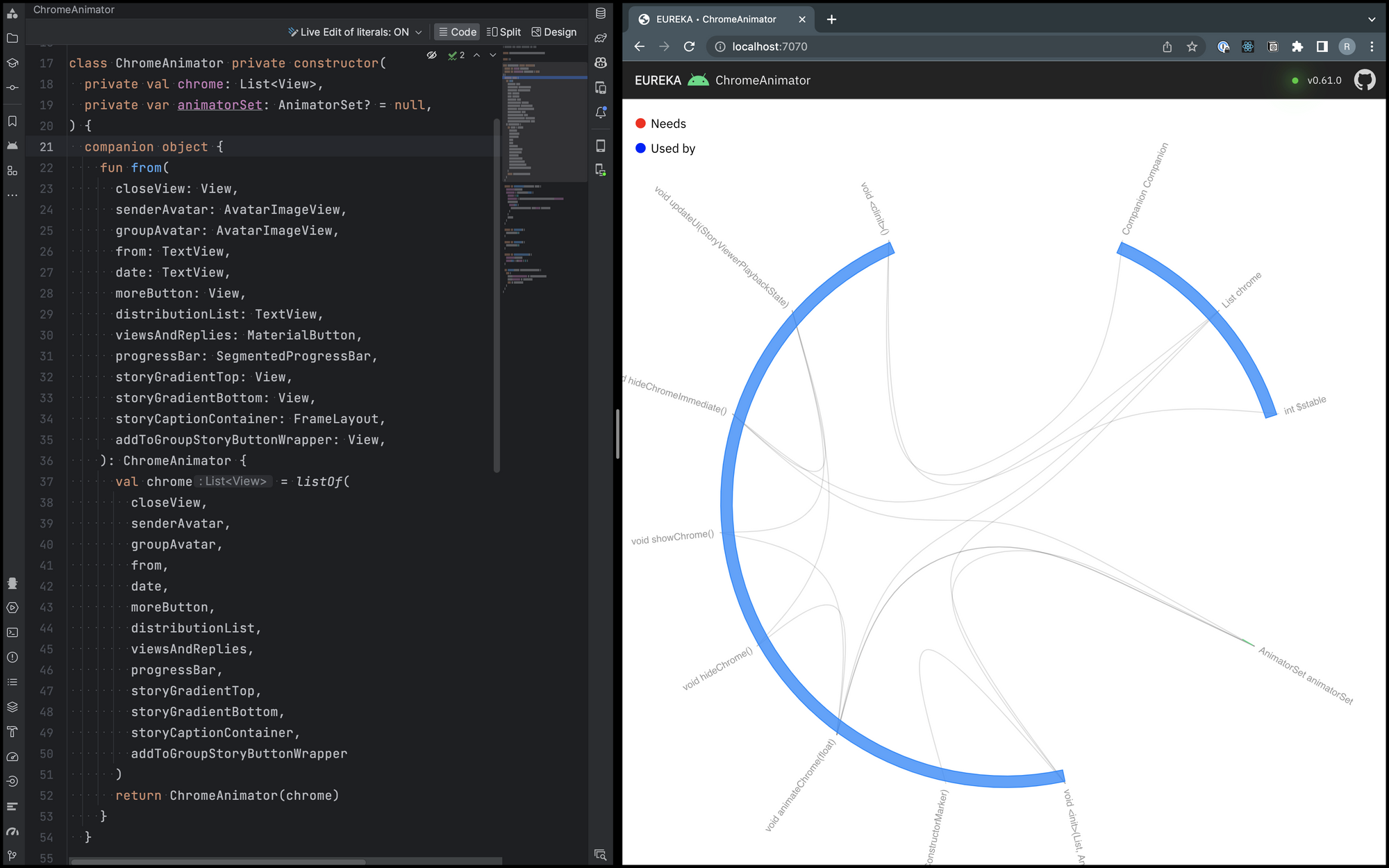 A newborn ChromeAnimator class